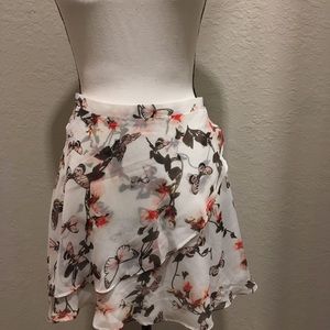 NASTYGAL skirt butterfly
